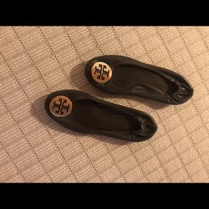 Tory Burch brown leather flats